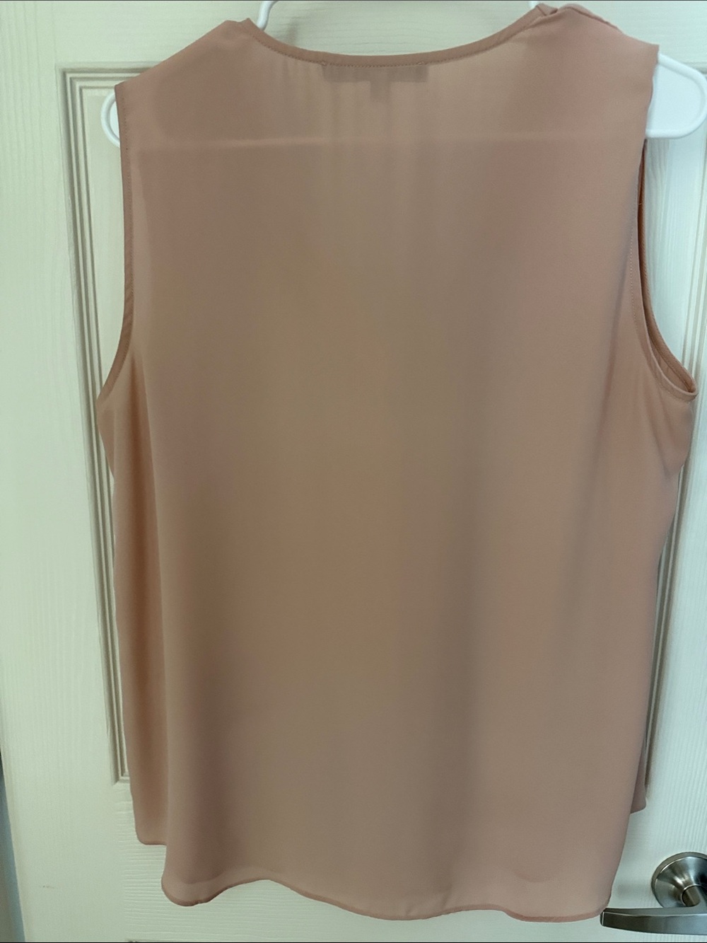 Rose & Olive Dusty Blush V-Neck Pleated Camisole - Picture 6 of 6